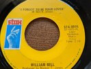 45rpm William Bell Stax 0015 Bring The Curtain Down / I Forgot To Be Your Lover