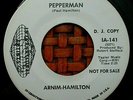 Hear Arnim-Hamilton Promo 45 RPM on Int. Arts. 1969 Pepperman (Rock) VG++