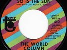 WORLD COLUMN So Is The Sun / It's Not Right Northern Soul Funk 45 NM Unplayed