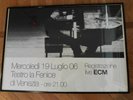 Keith Jarrett poster Venice 2006 Venezia  rare no lp no cd no record no koln jar