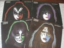 KISS Ace Frehley, Peter Criss, Gene Simmons & Paul Stanley 4 Solo LP LOT