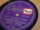 Capitol Margaret Whiting & Johnny Mercer Baby It's Cold Outside E/E+ 78 RPM