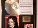 Madonna rare Gold Disc Vinyl Schallplatte Display Limited Edition Like A Prayer