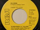 Nilsson Everybody's Talkin' Rainmaker Stereo Promo 1969 45 RPM RCA 74-0161