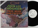 JOHN LEE HOOKER Free Beer And Chicken ABC LP NM/VG+ wlp