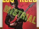 LOU REED orig. MISTRIAL lp 1986 AUTOGRAPHED with extras