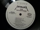 Metallica Ride The Lightning LP White Label Promo No Jacket