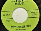 REVALONS - DREAMS ARE FOR FOOLS - ORIGINAL PET NM  DOO WOP 45 RPM