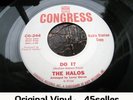 ? HALOS promo 'Do I / Keep On Loving Me' NM 2 side northern soul 45