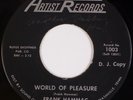 FRANK HAMMAC: World of Pleasure US American Artist Rockabilly Promo 45 Rare HEAR