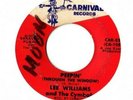 LEE WILLIAMS AND THE CYMBALS PEEPIN SOUL 45 HEAR