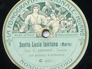 Ténor G. KRISMER santa lucia luntana & vipera Disque 78 tours Mondial Record