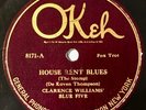 HEAR  CLARENCE WILLIAMS' BLUE FIVE OKEH Texas Moaner Blues w/ BECHET, ARMSTRONG
