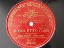 Maria Galvany Titta Ruffo Rigoletto Piangi Fanciulla Red G&T 12