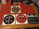 The Bronx Social Club 7”’s #1-3 /250 Screened B Side Red Gold Black Drips RARE