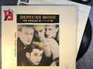 DEPECHE MODE—THE SINGLES 81-85 [VINYL LP &INNER] MUTEL1 (EX/EX)