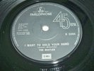 THE BEATLES I Want To Hold Your Hand - RARE 1972 Solid Centre, Gramophone Rim 1N