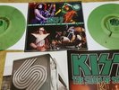 KISS - THE SUMMIT - RARE LIVE HOUSTON , USA 1977 2ND NIGHT GREEN WAX 2LP MINT