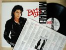 Michael Jackson Bad + Lyric Inner Gatefold UK LP Epic 450290 1 1987 EX/NM