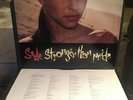 SADE Stronger Than Pride 1ST PRESSING w/Inner & NEAR MINT VINYL