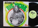 RAS MICHAEL & THE SONS OF NEGUS Irations of JAMAICAN PRESS LP rastafarian reggae