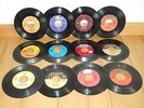 TWELVE Wurlitzer Seeburg Rockola Rowe AMI Jukebox 45 rpm Records OLDIES