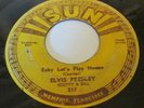 ELVIS PRESLEY ORIGINAL 1955 SUN 45 217 PUSH MARKS BABY LET'S PLAY HOUSE U-143X45