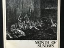 MONTH OF SUNDAYS Hard World DEATHMARCH 1985 DMR 1 NEW WAVE 7” 45 VINYL EX