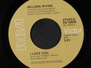 WELDON IRVINE: I Love You / What's Goin' On 45 (company sleeve, rare stock, top