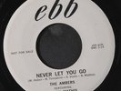 AMBERS: Never Let You Go / I'll Make A Bet 45 (dj, sl warp, dnap)