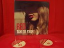 Taylor Swift 'Red' 2012 Big Machine Label PR0M0 LP Red Vinyl + Bonus CD Single