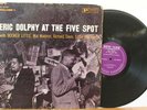 Eric Dolphy LP “At The Five Spot”   New Jazz 8260   DG RVG Mono   Booker Little