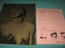 MADONNA Who's That Girl World Tour Book w/ Promo Set-list sheet 1987 Japan Rare?