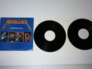 Metallica Masters of Evil 2LP rare Promo Black Discs White Labels Belgium 1987