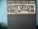 2 LP Set African & Afro American Drums Various Ethnic Folkways Library NM