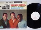 POLL WINNERS THREE  CONTEMPORARY LY 1017 Japan PROMO FLIPBACK COVER VINYL LP