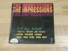 THE IMPRESSIONS: IT'S ALL RIGHT, 45 T 4 titres, ABC PARAMOUNT ABC 90920