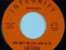 ALAN CASSARO: Why Don’t You Ever Think INTEGRITY Cleveland Ohio Garage 45 HEAR