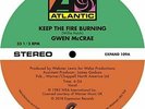GWEN MCCRAE - KEEP THE FIRE BURNING / FUNKY SENSATION NEW VINYL