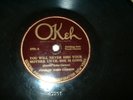 Mid 1920's country/hillbilly PREWAR 78 RPM / Fiddlin’ John Carson / Okeh 4994