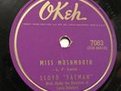 LLOYD FATMAN Miss Mushmouth  / Good Gracious 1957 OKEH 0583 very strong VG+