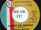 Rose Lee/Joe Maphis C&W MOVER 45 (Mosrite 310 DJ) Country Girl Courtship VG++/M-