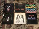 6x Classic Rock Vinyl Records - Rolling Stones, Kiss, Allman Brothers, Aerosmith
