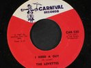 LOVETTES: I Need A Guy / I'm Afraid 45 rare Soul