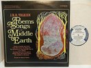 J.R.R. TOLKIEN LORD OF THE RINGS Poems Songs of Middle Earth Road Goes Ever LP