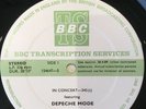DEPECHE MODE BBC transcription disc-In Concert 345 CN 4498/S