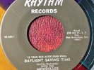 DOO WOP 45 ALICE JEAN & MONDELLOS RHYTHM 1011 (Multi-Color Repro) DAYLIGHT SAVIN