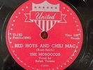 THE MOROCCOS - 78 - Red Hots And Chili Mac / Somewhere Over The Rainbow - VG++
