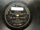 RECORDING PIONEER BURT SHEPARD 'THE RAILWAY PORTER’ 1901 FLUSH LABEL G&T 78