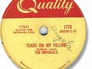 Little Anthony & The IMPERIALS Doo Wop 78 RPM Record. Tears on My Pillow